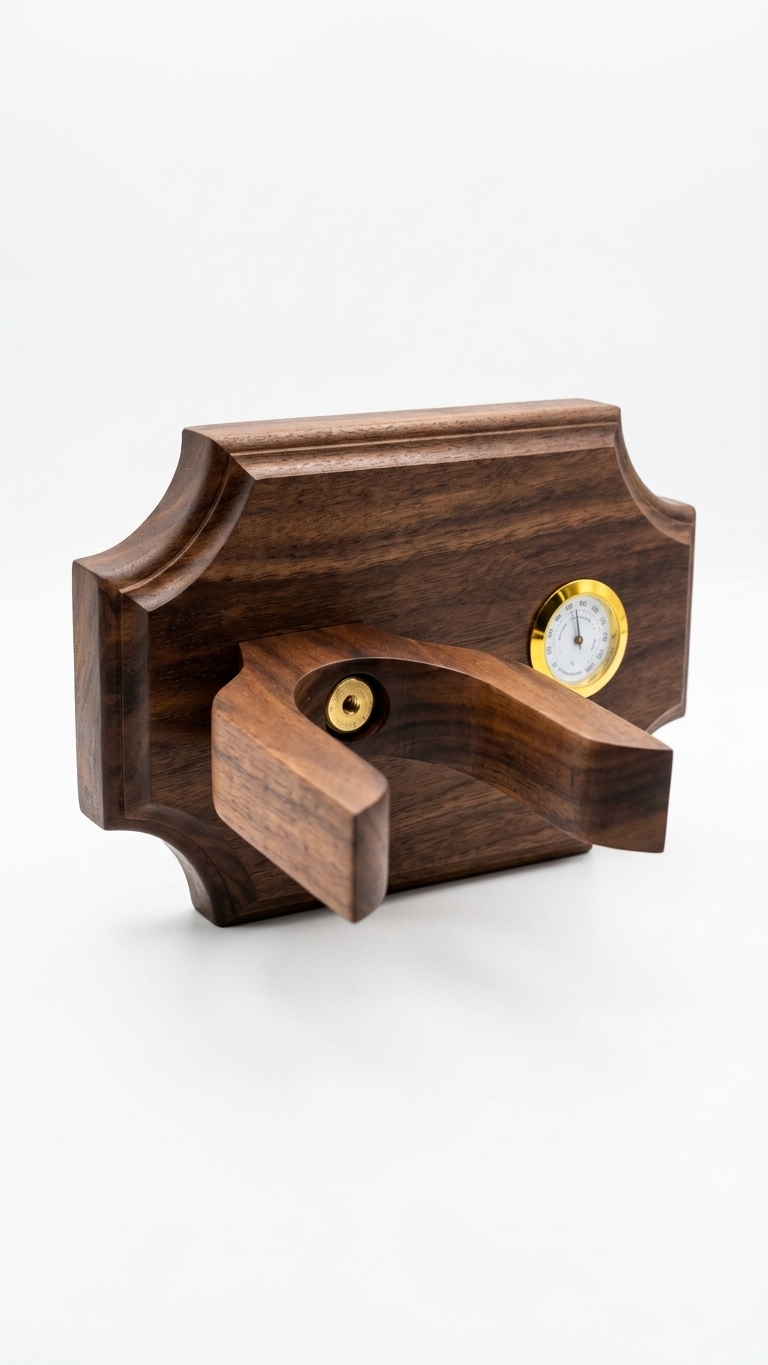 The Walnut Perch - Wall Mount Guitar & Ukulele stand. Your instrument, cared for. Always.